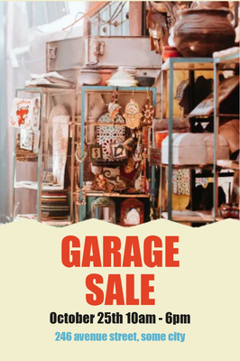 Custom Outdoor Yard Signs Multiple Sizes Garage Sale