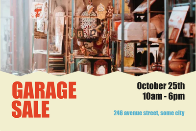 Custom Outdoor Yard Signs Multiple Sizes Garage Sale