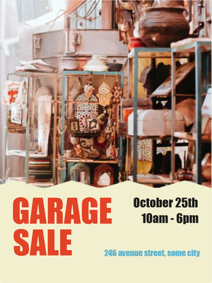 Custom Outdoor Yard Signs Multiple Sizes Garage Sale
