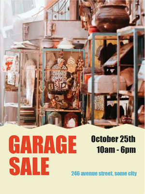 Custom Outdoor Yard Signs Multiple Sizes Garage Sale