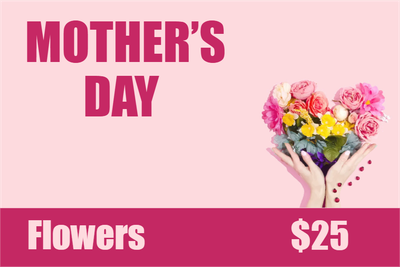 Custom Outdoor Yard Signs Multiple Sizes Mother's Day Flowers