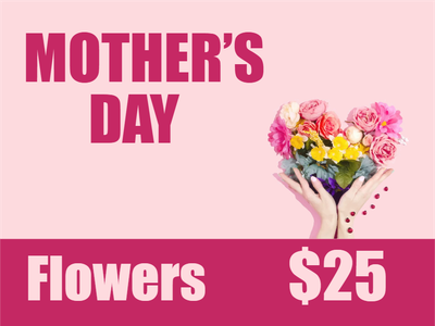 Custom Outdoor Yard Signs Multiple Sizes Mother's Day Flowers