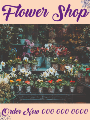 Custom Outdoor Yard Signs Multiple Sizes Flower Shop