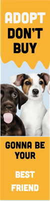 Custom Outdoor Yard Signs Multiple Sizes Adopt Don't Buy