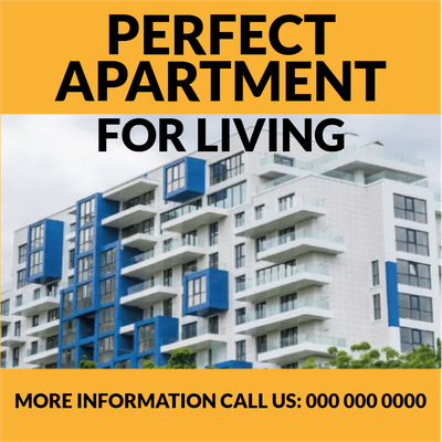 Custom Outdoor Yard Signs Multiple Sizes Perfect Apartment
