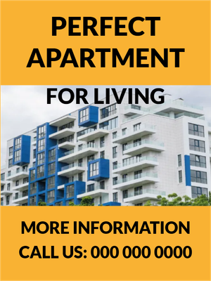 Custom Outdoor Yard Signs Multiple Sizes Perfect Apartment