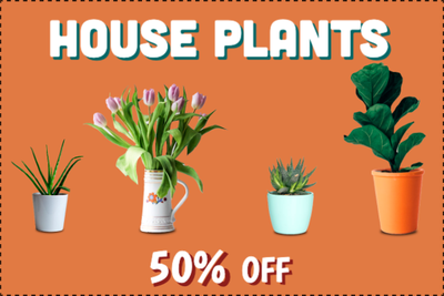 Custom Outdoor Yard Signs Multiple Sizes House Plants
