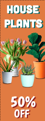 Custom Outdoor Yard Signs Multiple Sizes House Plants