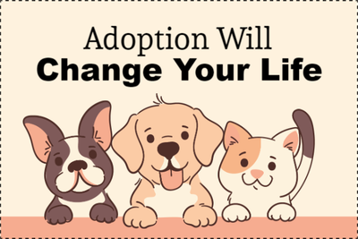 Custom Outdoor Yard Signs Multiple Sizes Pets Adoption