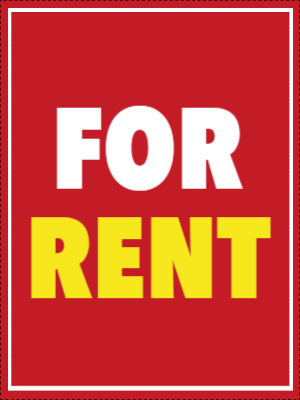 Custom Outdoor Yard Signs Multiple Sizes For Rent
