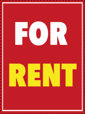 Custom Outdoor Yard Signs Multiple Sizes For Rent