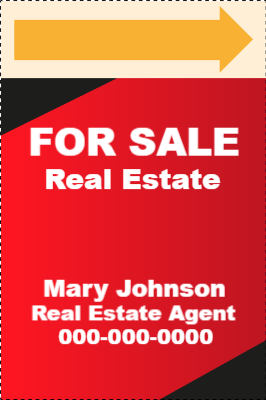 Custom Outdoor Yard Signs Multiple Sizes Real Estate For Sale