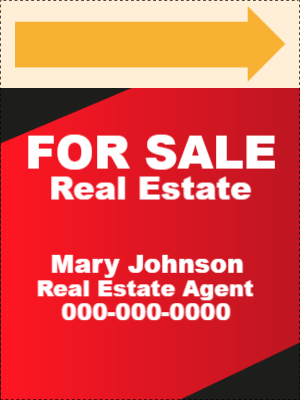 Custom Outdoor Yard Signs Multiple Sizes Real Estate For Sale