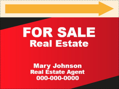 Custom Outdoor Yard Signs Multiple Sizes Real Estate For Sale