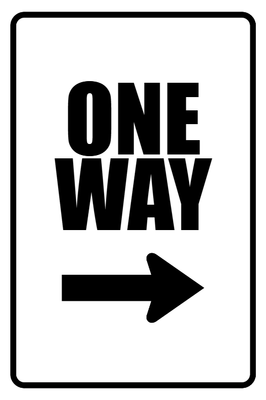 Custom Outdoor Yard Signs Multiple Sizes One Way Sign