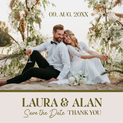 Custom Outdoor Yard Signs Multiple Sizes Save The Date
