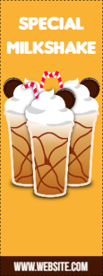 Custom Outdoor Yard Signs Multiple Sizes Special Milkshake