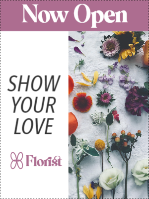 Custom Outdoor Yard Signs Multiple Sizes Now Open Flower Shop