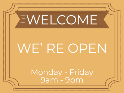 Custom Outdoor Yard Signs Multiple Sizes We Are Open