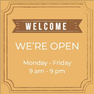 Custom Outdoor Yard Signs Multiple Sizes We Are Open