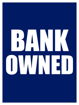 Custom Outdoor Yard Signs Multiple Sizes Bank Owned Sign