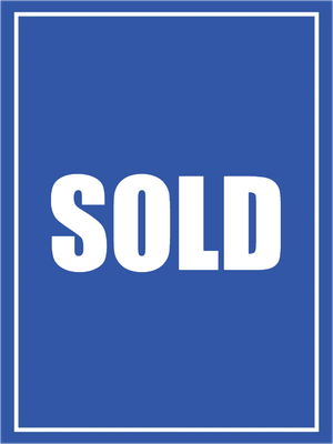 Custom Outdoor Yard Signs Multiple Sizes Simple Sold Sign