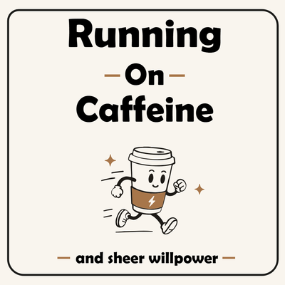 Custom Stickers Multiple Sizes Running Caffeine