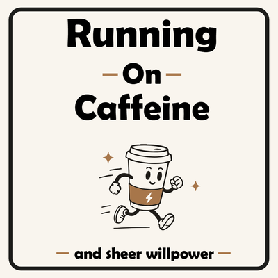 Custom Stickers Multiple Sizes Running Caffeine