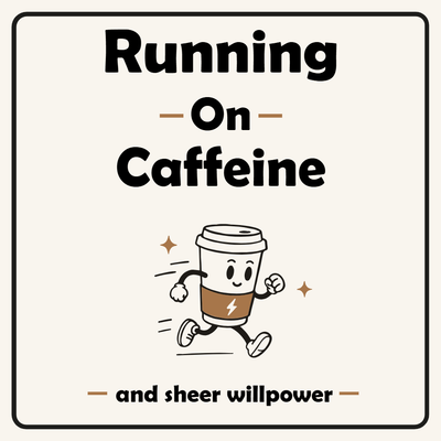 Custom Stickers Multiple Sizes Running Caffeine