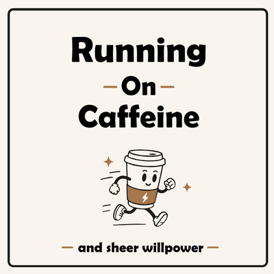 Custom Stickers Multiple Sizes Running Caffeine