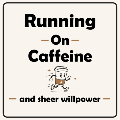 Custom Stickers Multiple Sizes Running Caffeine