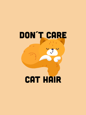 Custom Stickers Multiple Sizes Cat Hair