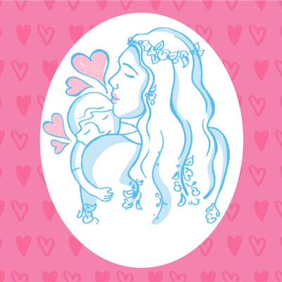 Custom Stickers Multiple Sizes Loving Bond