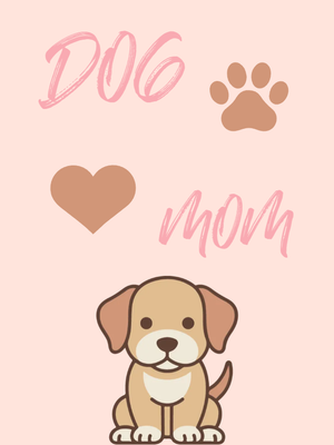 Custom Stickers Multiple Sizes  Dog Mom