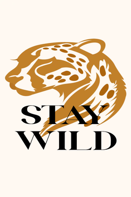 Custom Stickers Multiple Sizes Stay Wild