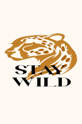 Custom Stickers Multiple Sizes Stay Wild