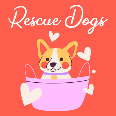 Custom Stickers Multiple Sizes  Rescue Dogs