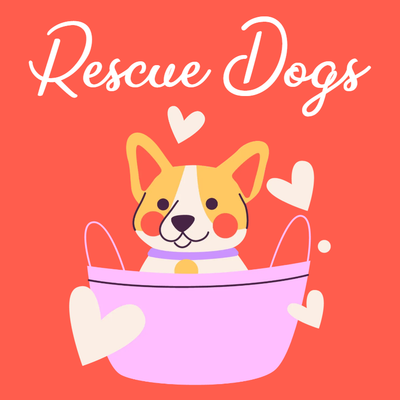 Custom Stickers Multiple Sizes  Rescue Dogs