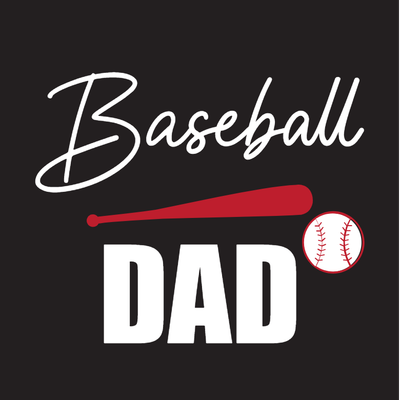 Custom Stickers Multiple Sizes Baseball Dad