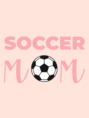Custom Stickers Multiple Sizes Soccer Mom