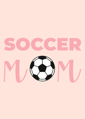 Custom Stickers Multiple Sizes Soccer Mom