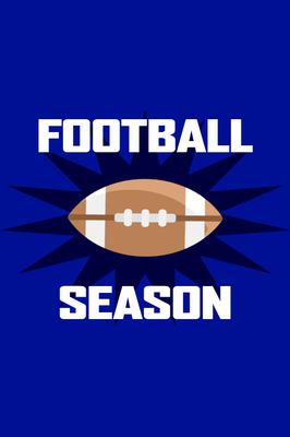 Custom Stickers Multiple Sizes Football Season