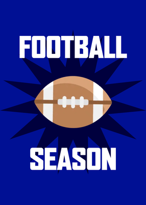 Custom Stickers Multiple Sizes Football Season