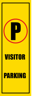 Custom Outdoor Safety Signs Multiple Sizes Visitor Parking