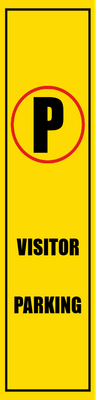 Custom Outdoor Safety Signs Multiple Sizes Visitor Parking