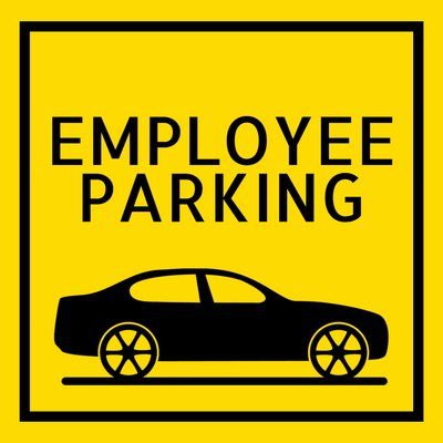 Custom Outdoor Safety Signs Multiple Sizes Employee Parking