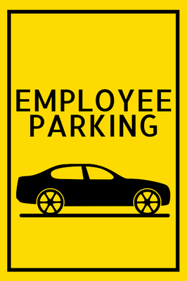 Custom Outdoor Safety Signs Multiple Sizes Employee Parking