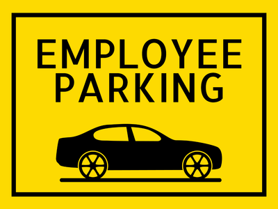 Custom Outdoor Safety Signs Multiple Sizes Employee Parking