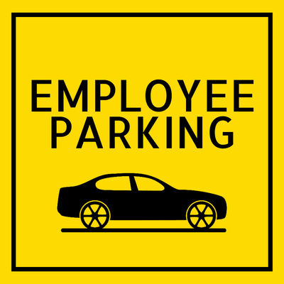 Custom Outdoor Safety Signs Multiple Sizes Employee Parking