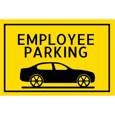 Custom Outdoor Safety Signs Multiple Sizes Employee Parking